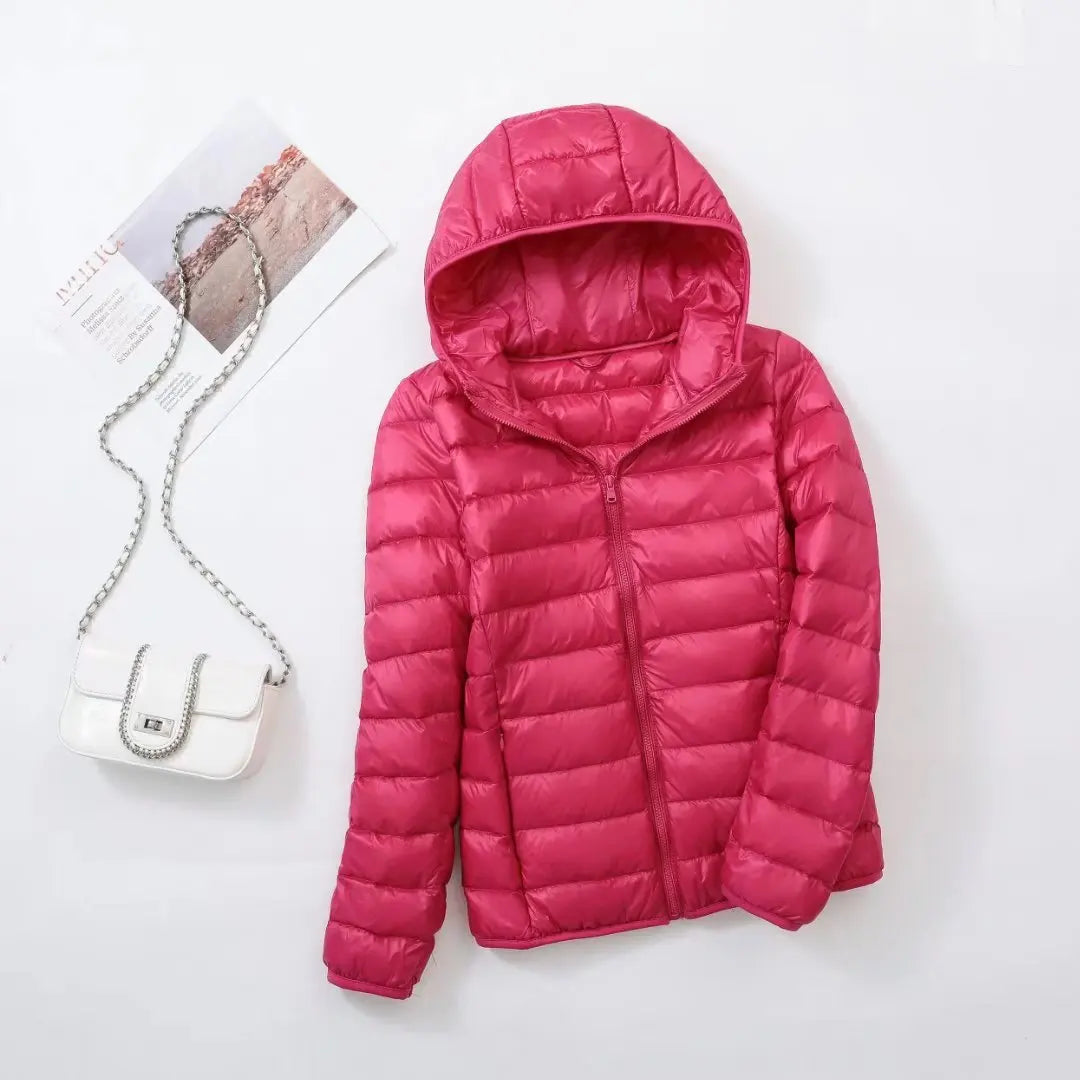 Piumino con Cappuccio da Donna