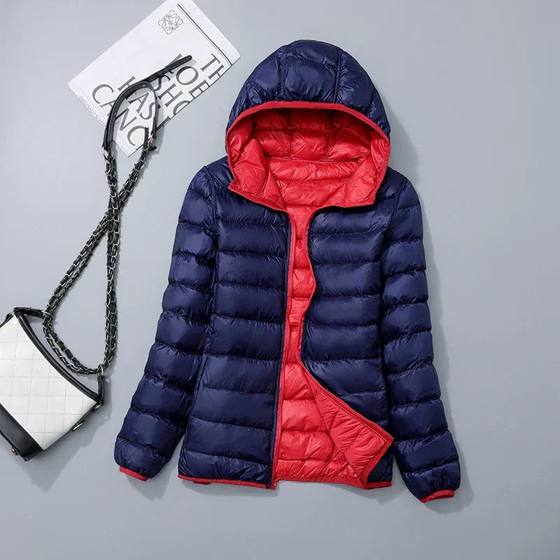 Piumino con Cappuccio da Donna