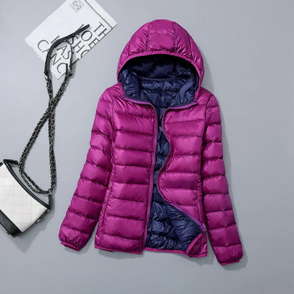 Piumino con Cappuccio da Donna