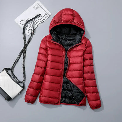Piumino con Cappuccio da Donna