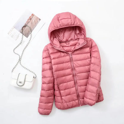 Piumino con Cappuccio da Donna