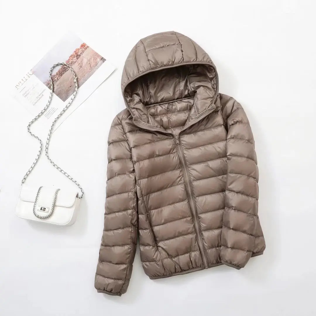 Piumino con Cappuccio da Donna