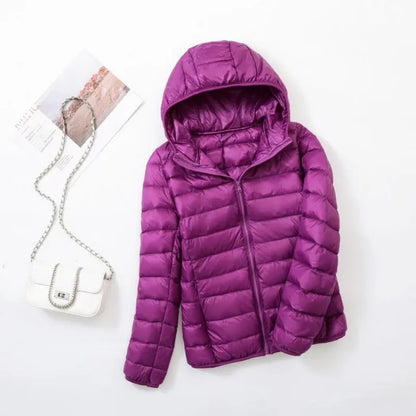 Piumino con Cappuccio da Donna