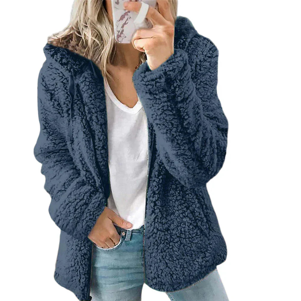 Liv – felpa con cappuccio calda in peluche