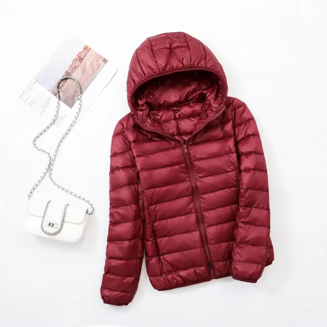 Piumino con Cappuccio da Donna