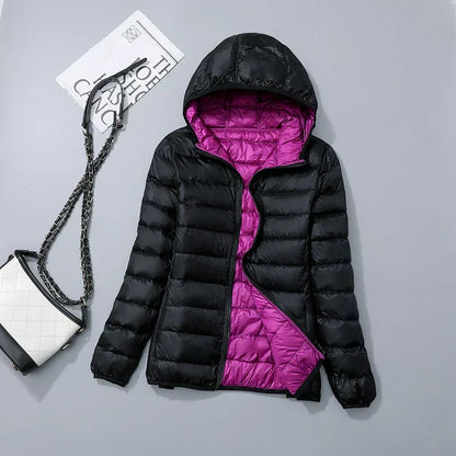 Piumino con Cappuccio da Donna