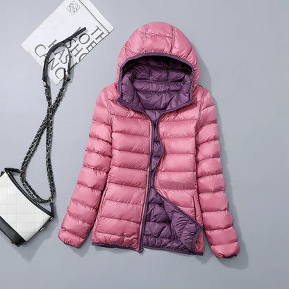 Piumino con Cappuccio da Donna