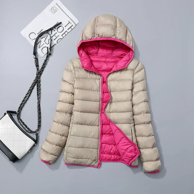 Piumino con Cappuccio da Donna