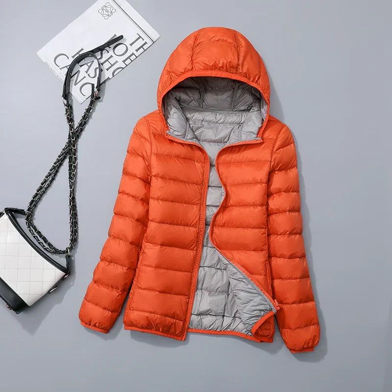Piumino con Cappuccio da Donna