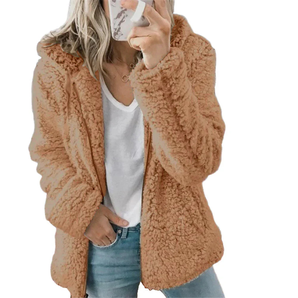 Liv – felpa con cappuccio calda in peluche