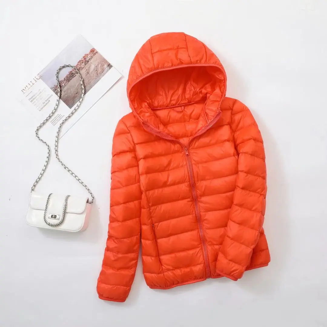 Piumino con Cappuccio da Donna