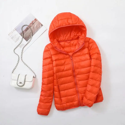 Piumino con Cappuccio da Donna