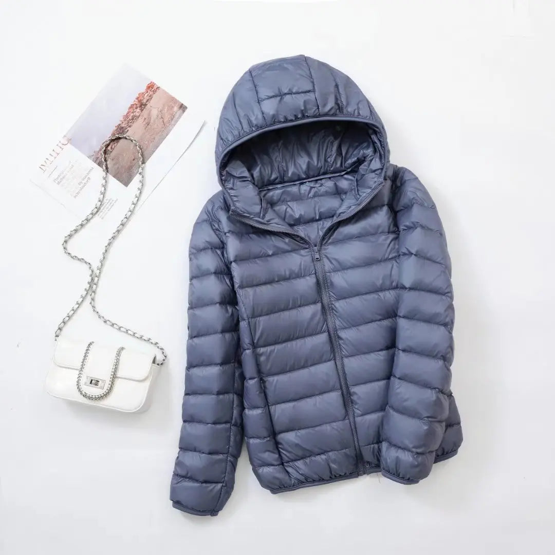 Piumino con Cappuccio da Donna