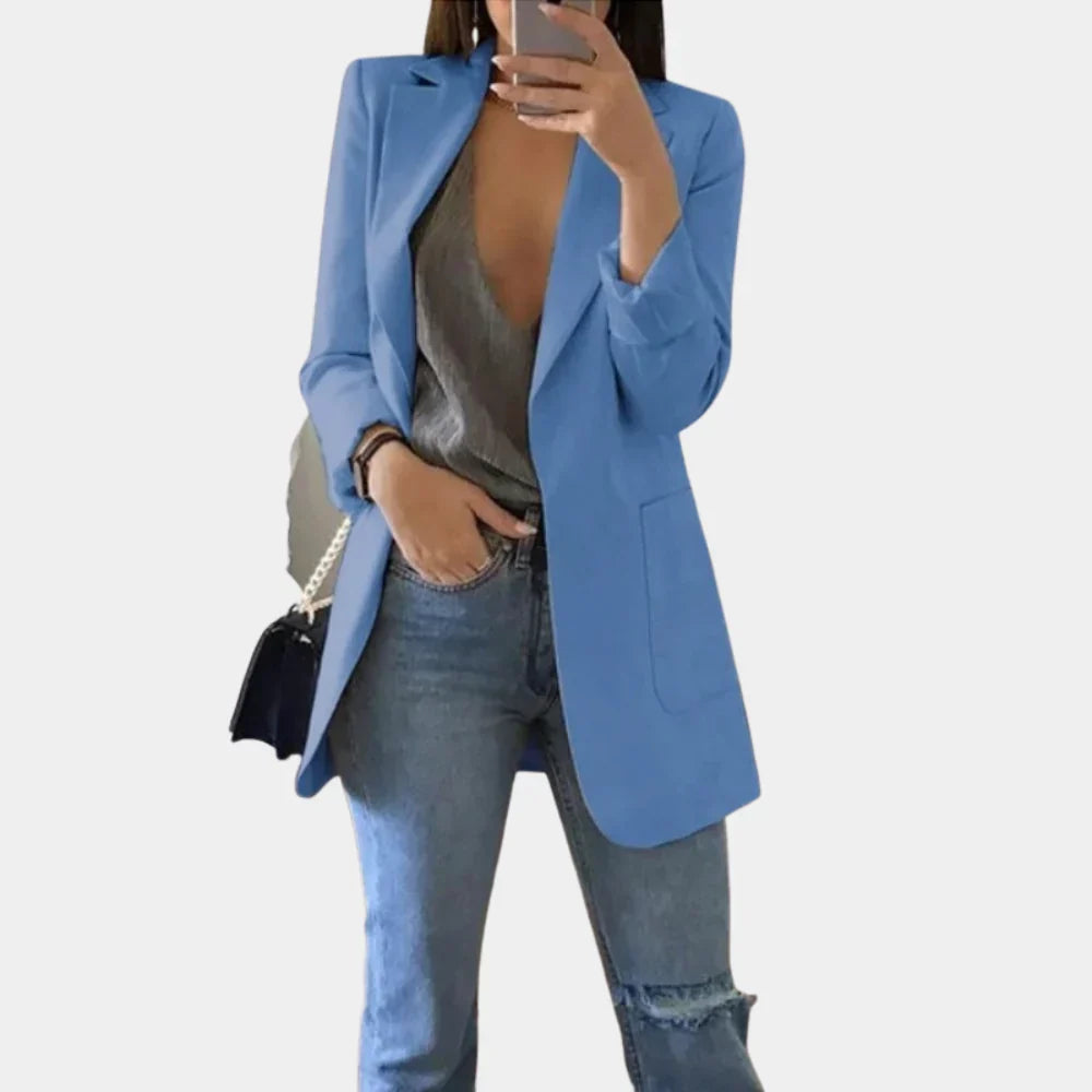 Nova – blazer lungo slim fit da donna