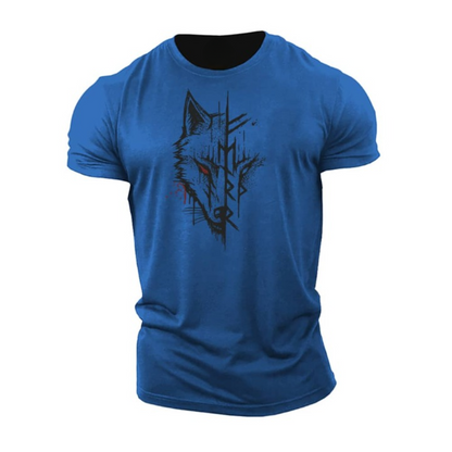 T-shirt a maniche corte in cotone da uomo