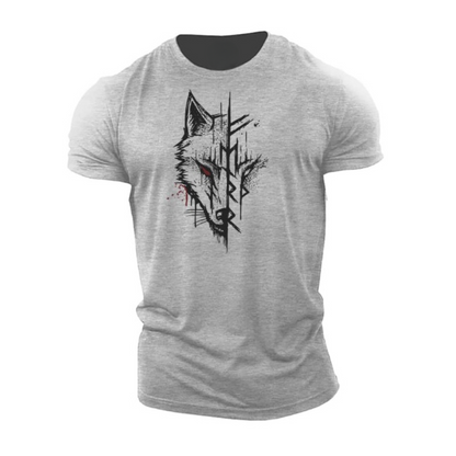 T-shirt a maniche corte in cotone da uomo