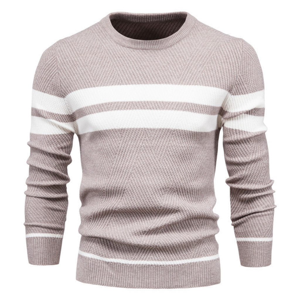 Maglione a Righe Regular Fit