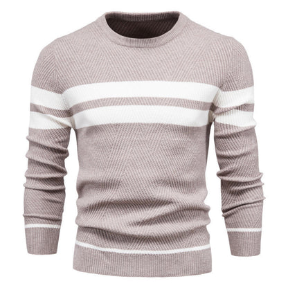 Maglione a Righe Regular Fit