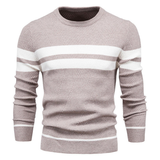 Maglione a Righe Regular Fit
