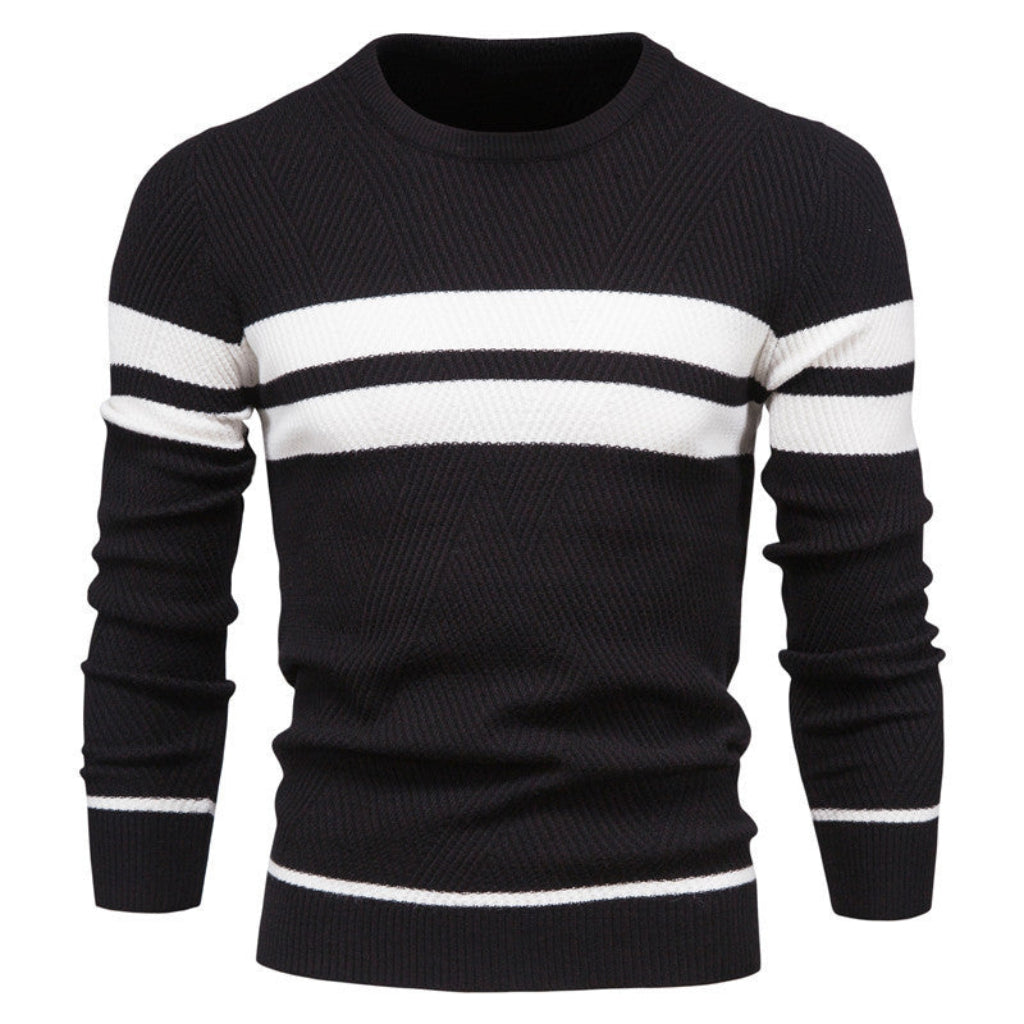 Maglione a Righe Regular Fit
