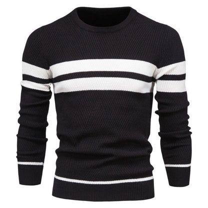 Maglione a Righe Regular Fit