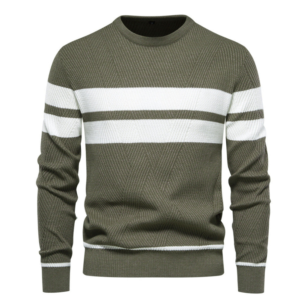 Maglione a Righe Regular Fit
