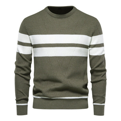 Maglione a Righe Regular Fit