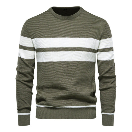 Maglione a Righe Regular Fit