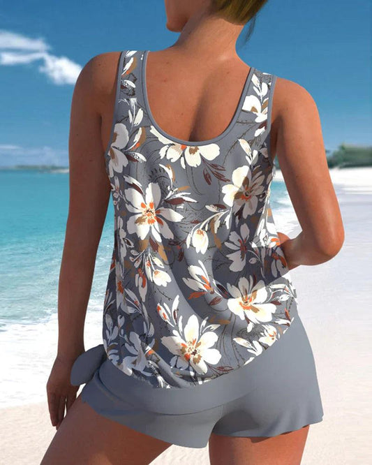 Set Costume Tankini Due Pezzi da Donna