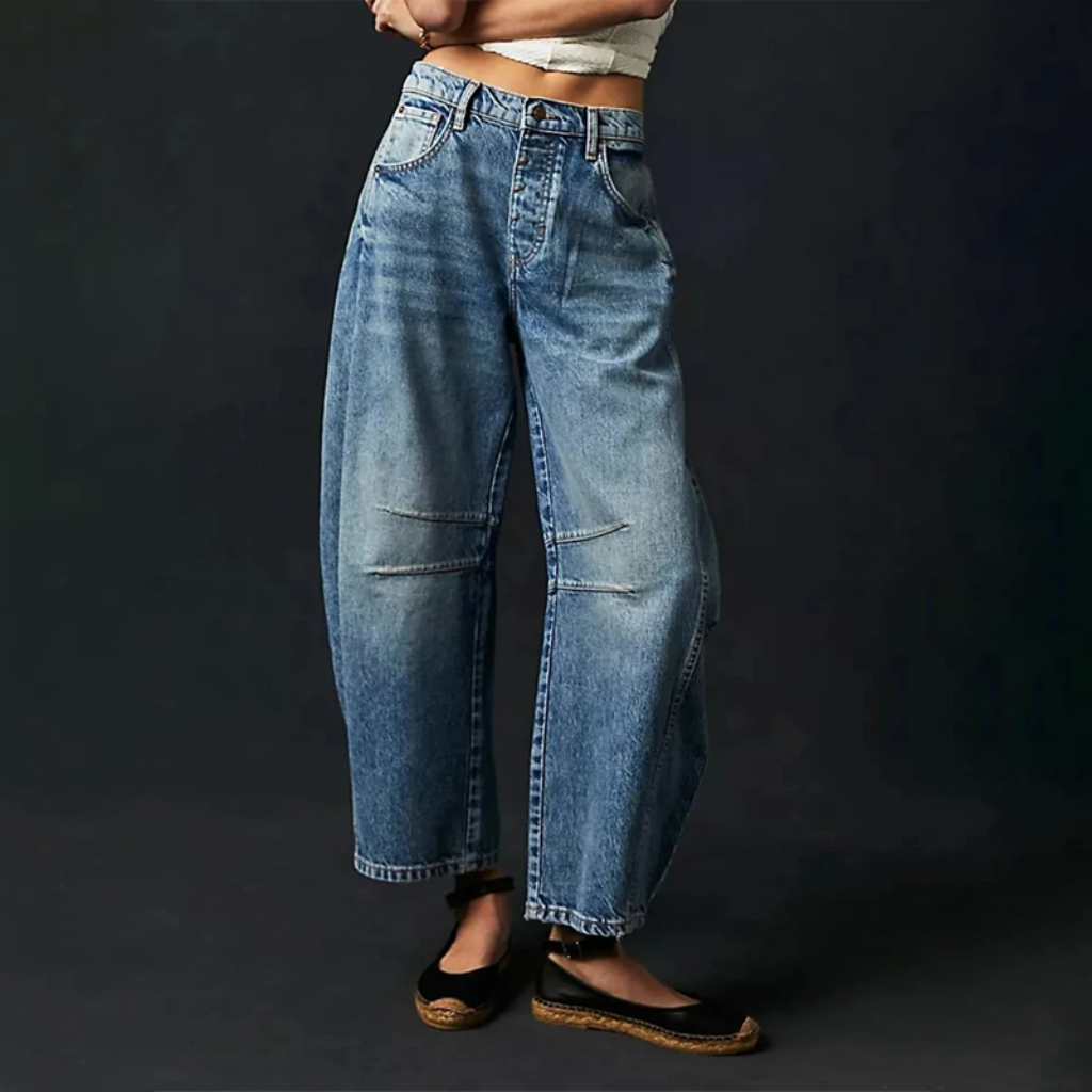 Pantaloni Ampi con Vestibilità Rilassata