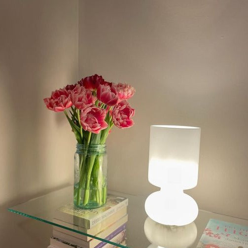 Lampada da Comodino in Ceramica con Dimmer