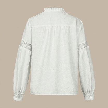 Camicetta Casual con Ruches e Texture