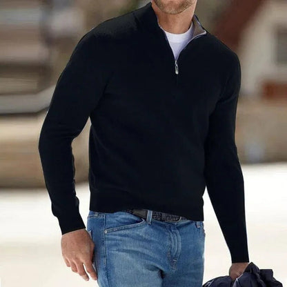 Maglione da uomo con zip