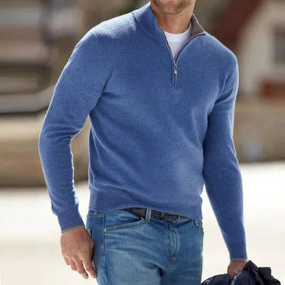 Maglione da uomo con zip
