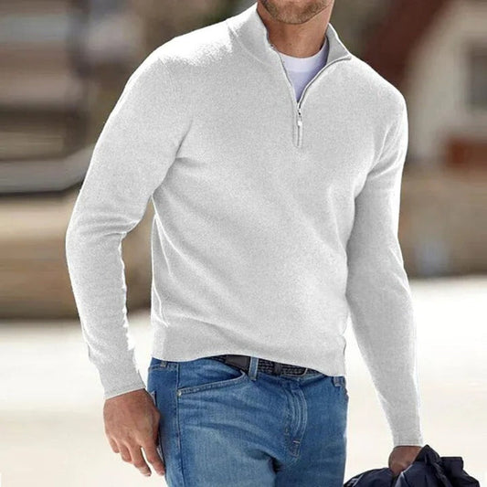 Maglione da uomo con zip