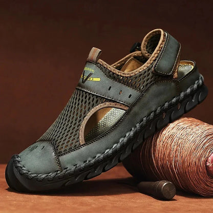 Sandali ortopedici in mesh da uomo