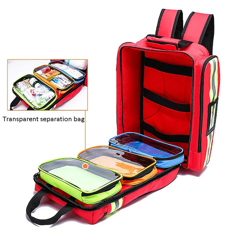 Zaino Capiente per Kit di Primo Soccorso e Outdoor