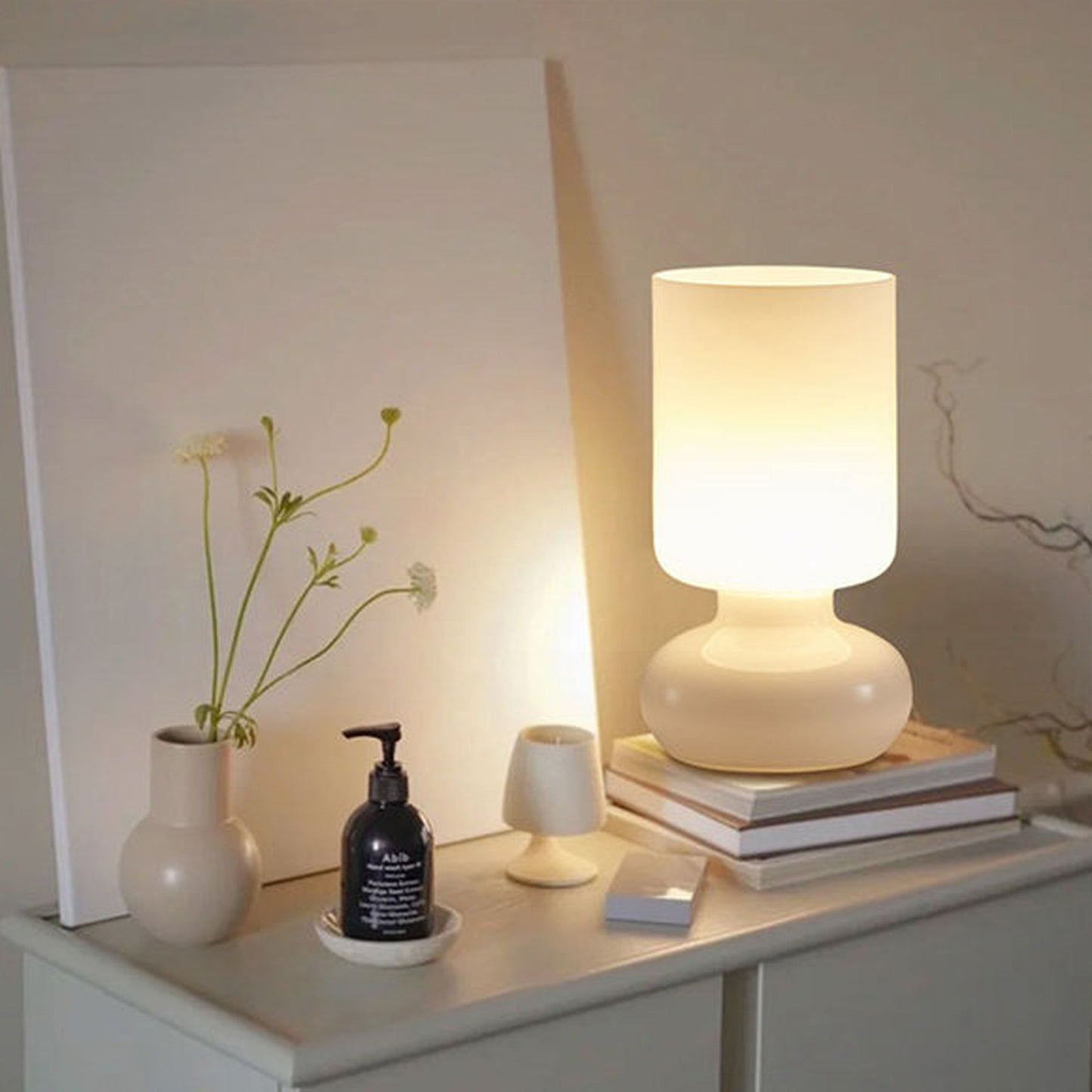 Lampada da Comodino in Ceramica con Dimmer