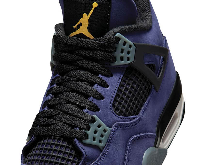 Air Jordan 4 Retro "Lakers" - vista laterale