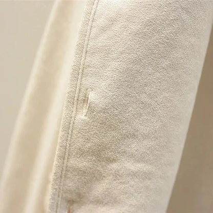 Gilet sherpa con scollo a V e bottoni
