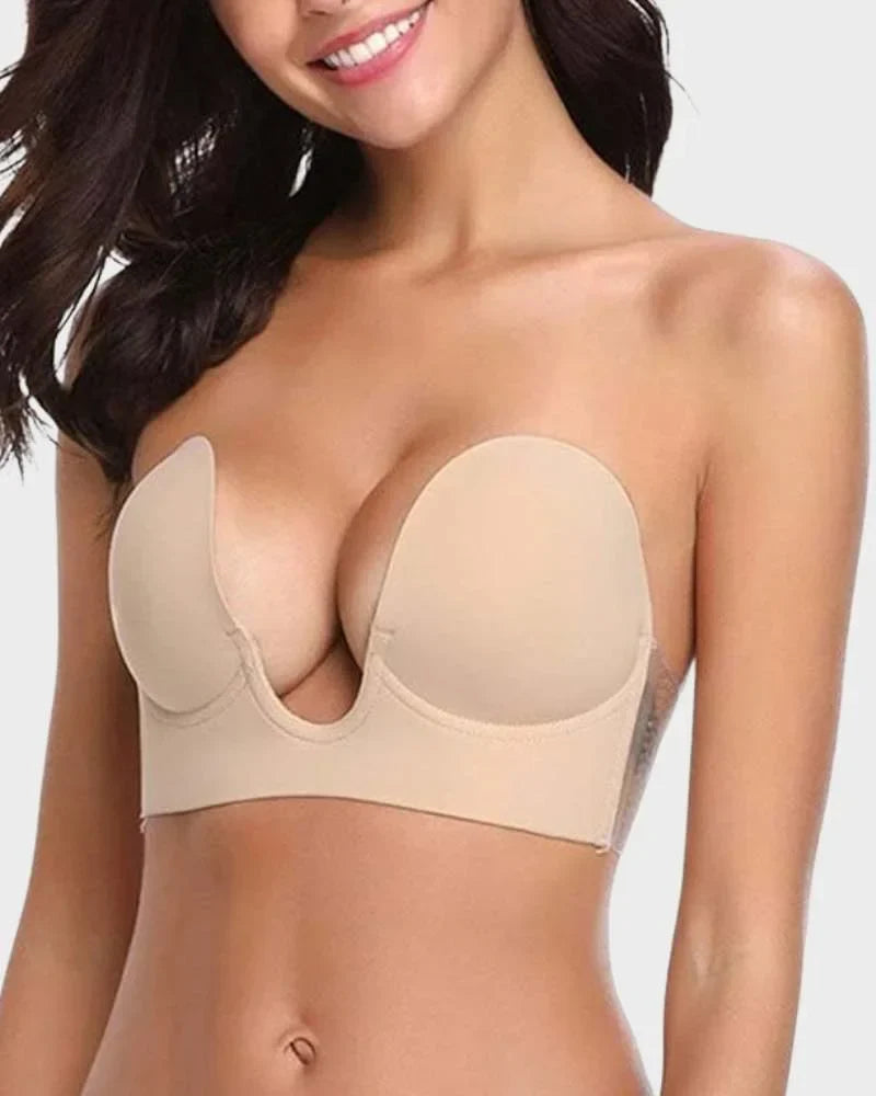 Reggiseno push-up adesivo senza spalline e senza schienale